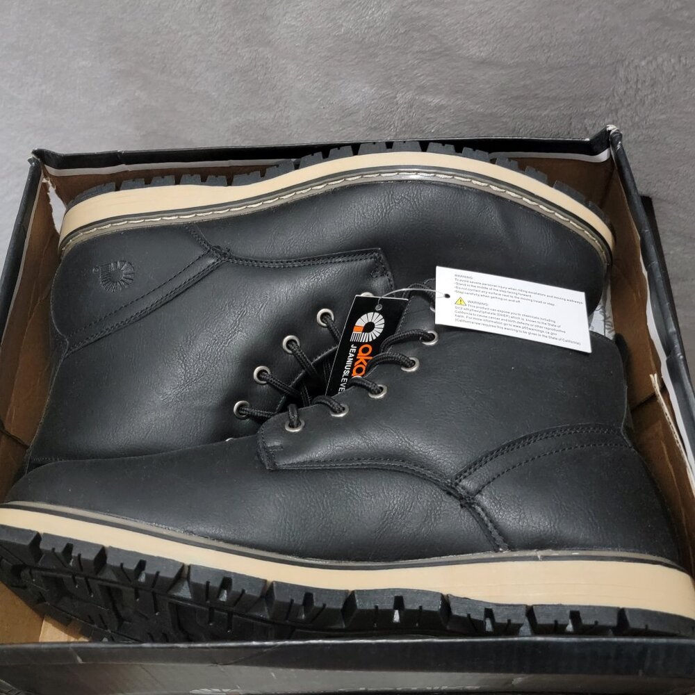 Akademiks Men's Lobos Work boots Black US 13 M
